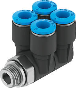 Mehrfachverteiler QSLV4-G1/8-6