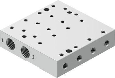 Anschlussleiste VABM-P6-15M-G18-M5-4