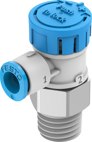 Drossel-Rückschlagventil VFOE-LE-T-R14-Q6-F1A