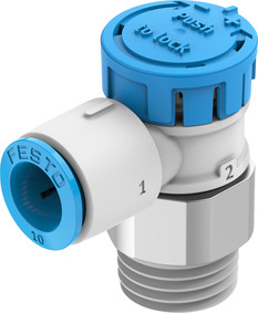 Drossel-Rückschlagventil VFOE-LE-T-R38-Q10-F1A