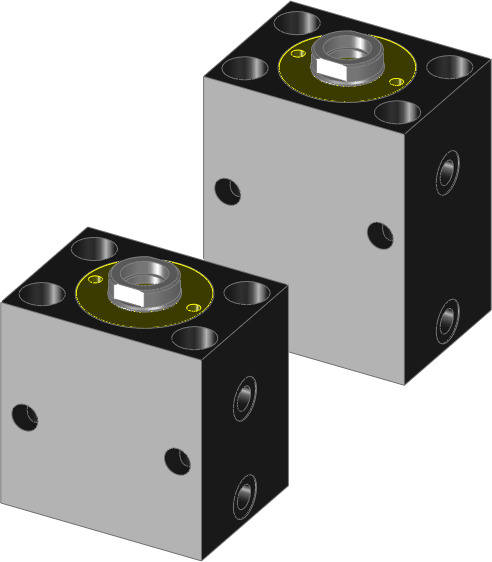 Blockzylinder doppeltwirkend 722D63632-2